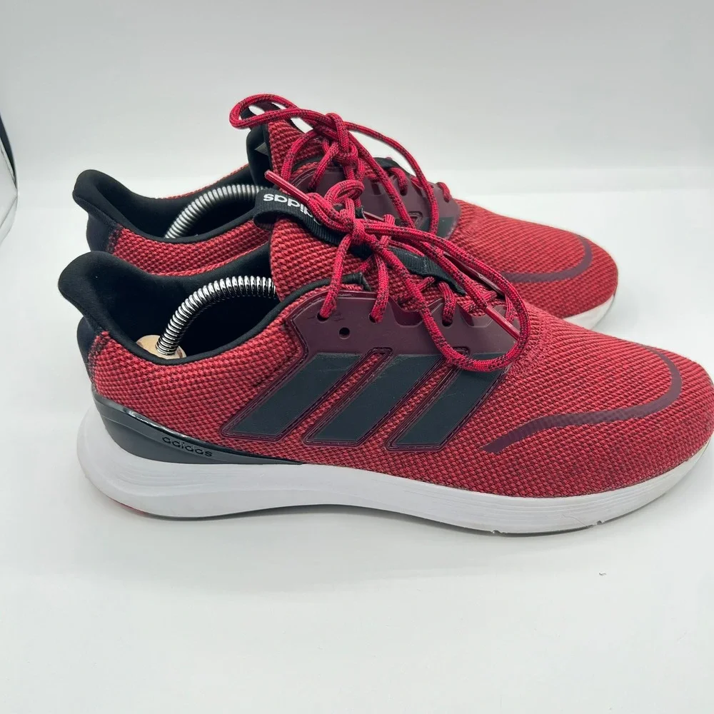 Adidas Men's Runfalcon 3.0 Red Black Running Shoes Sneakers Size‎ 10